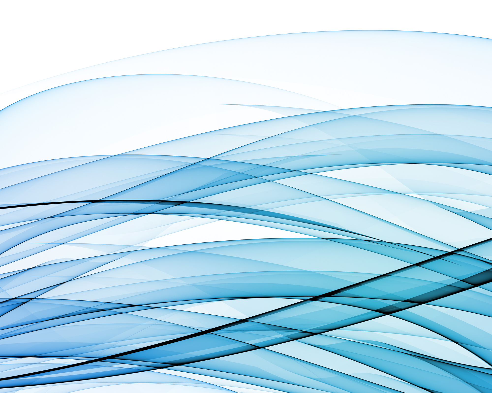 Blue abstract waves